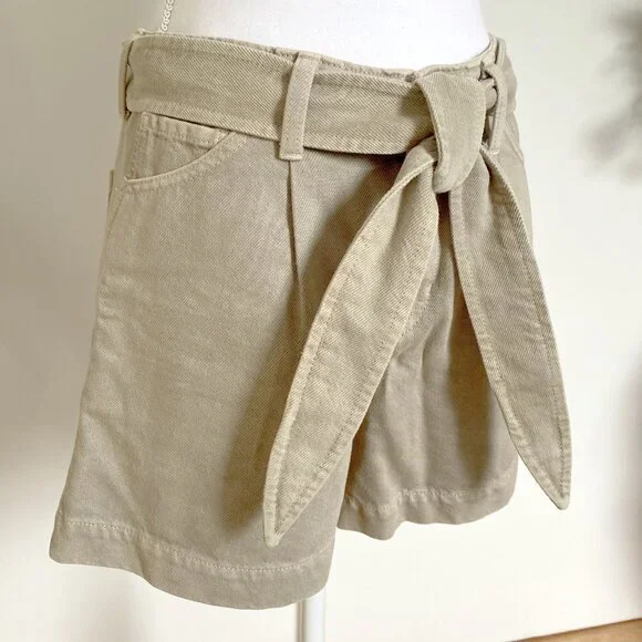 ✨ NWOT Soft Khaki High-Rise Denim Shorts ✨ Banana Republic - Picture 4 of 8